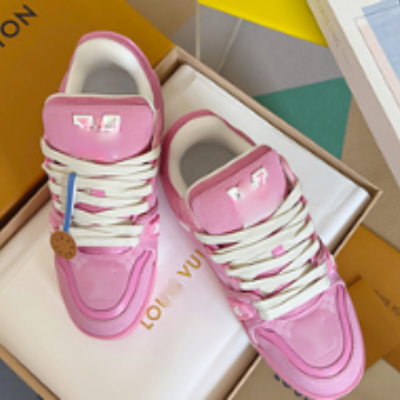 Pink L-V Sneakers