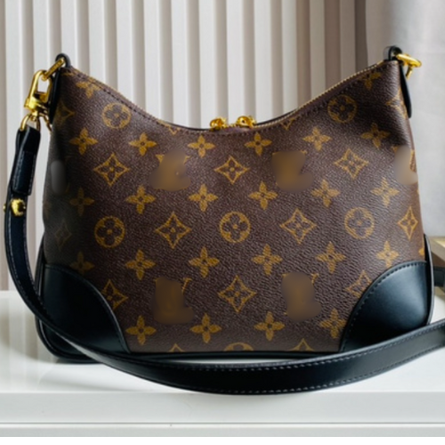 L-V Monogram Shoulder Bag with Chain