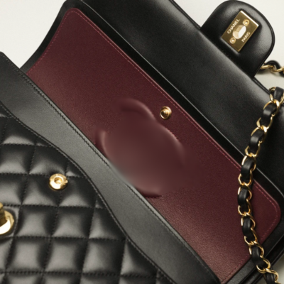 Black Quilted Chain Crossbody Bag