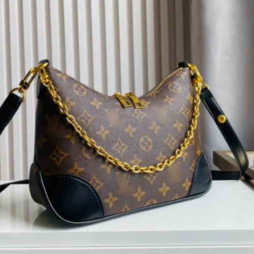 L-V Monogram Shoulder Bag with Chain