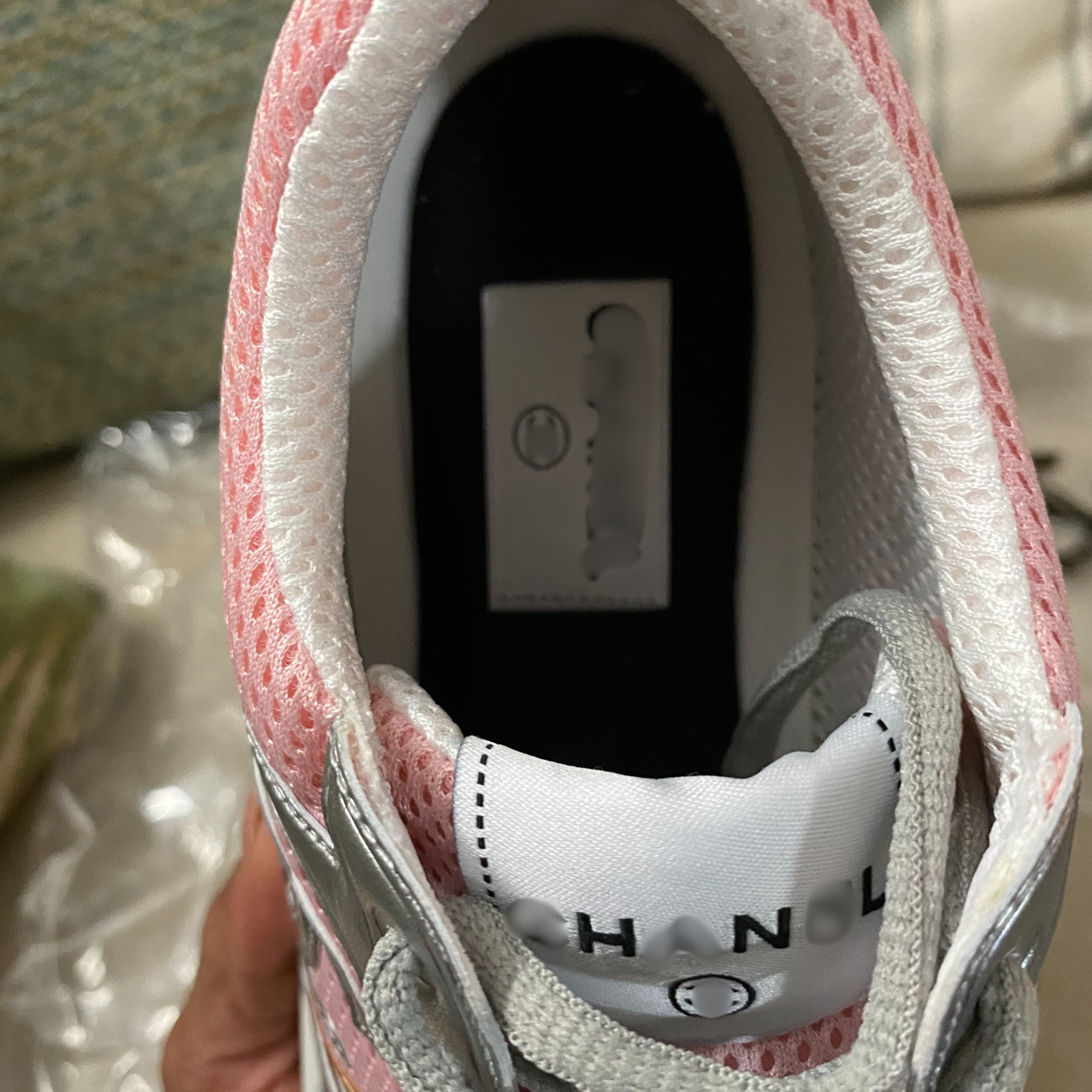 CC Pink Metallic Wave Sneakers