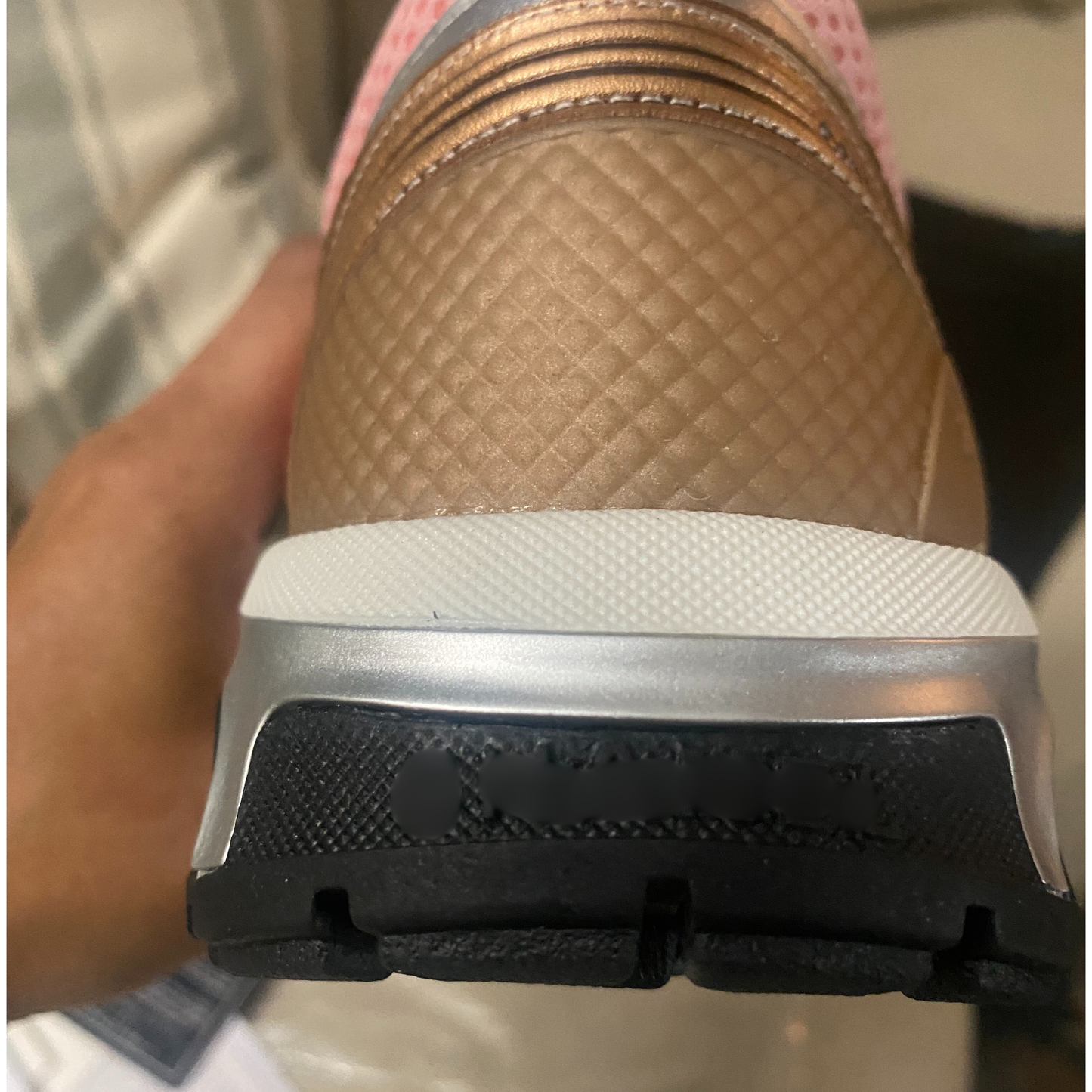 CC Pink Metallic Wave Sneakers